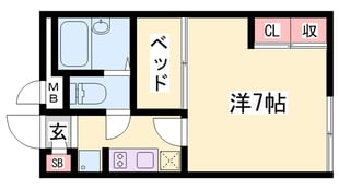 別府駅 徒歩12分 2階の物件間取画像